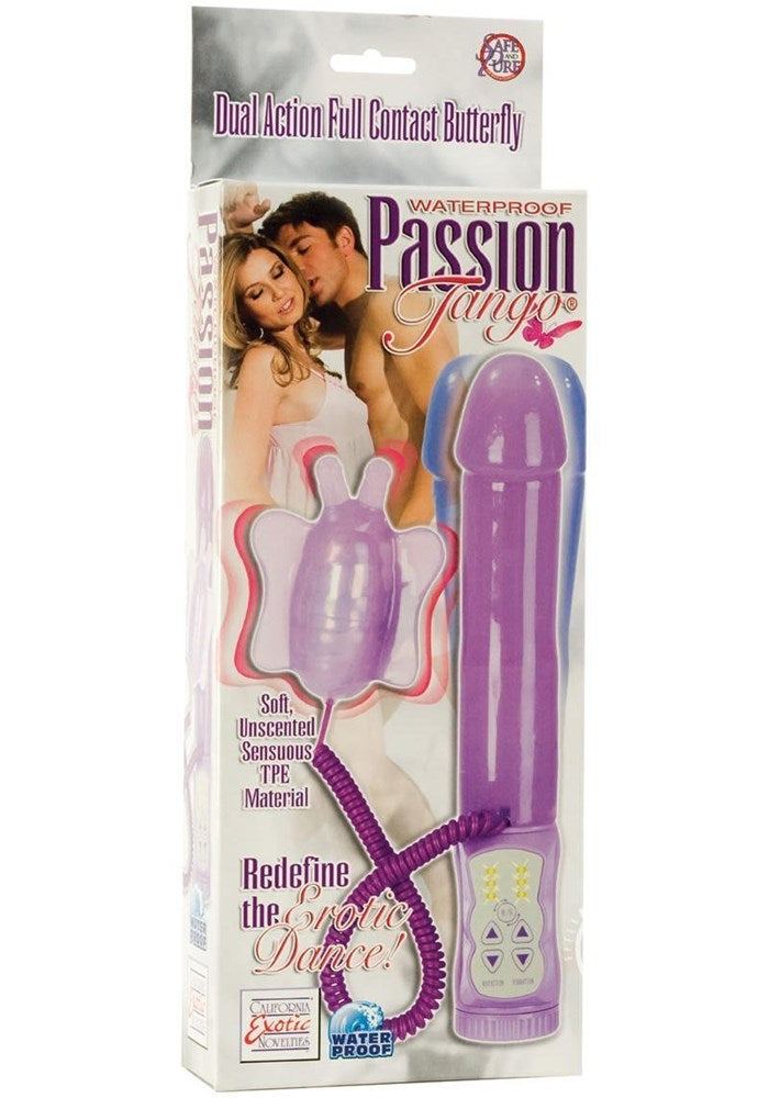 California Exotics Waterproof Passion Tango Vibrator Dual Action Design - - Vibrating Dildos