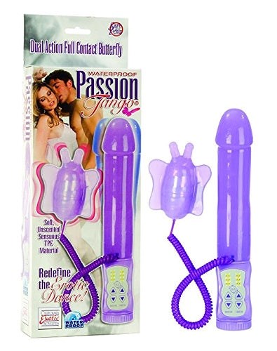 California Exotics Waterproof Passion Tango Vibrator Dual Action Design - - Vibrating Dildos