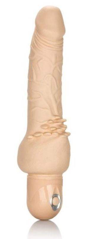 California Exotics Waterproof Power Stud Cliterrific Ivory Dual Stimulation - - Realistic Dildos