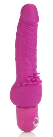 California Exotics Waterproof Power Stud Cliterrific Pink Dual Vibrator - Realistic Dildos