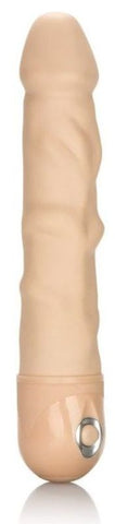 California Exotics Waterproof Power Stud Rod Vibrating Dildo Ivory 7 Inch - Realistic Dildos