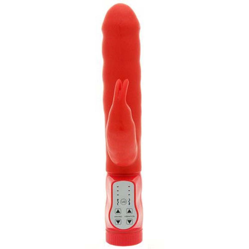 Seven Creations Waver Bunny Red Dual Motor Rabbit Vibrator - - Rabbit Vibrators