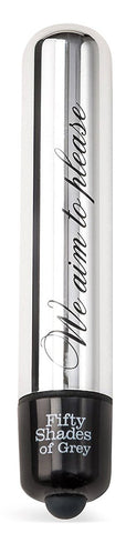 Love Honey We Aim To Please Vibrating Bullet Massager Silver Waterproof - Bullet Vibrators