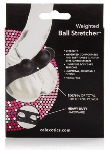 California Exotics Weighted Ball Stretcher with Adjustable Fit - Ball And Cock Toys