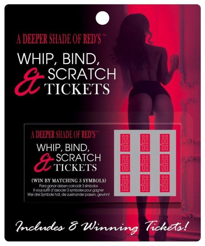 Kheper Games Whip Bind and Scratch Tickets 8 Intimate Activities - - Sex Games, Coupons and Tricks
