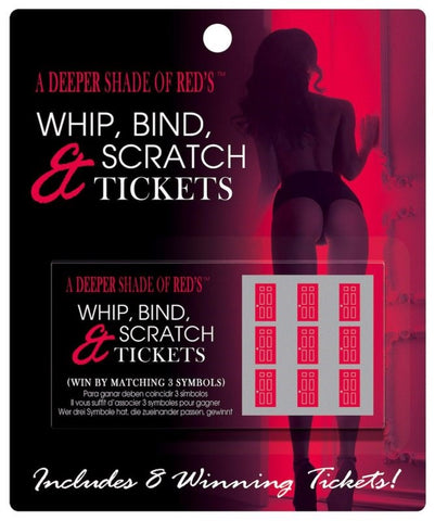 Kheper Games Whip Bind and Scratch Tickets 8 Intimate Activities - Sex Games, Coupons and Tricks