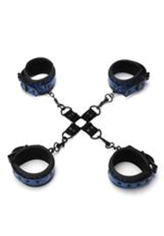 Xgen Products Whipsmart Diamond Hogtie Edge Play Ready Four Way Cuffing - Cuffs and Restraints