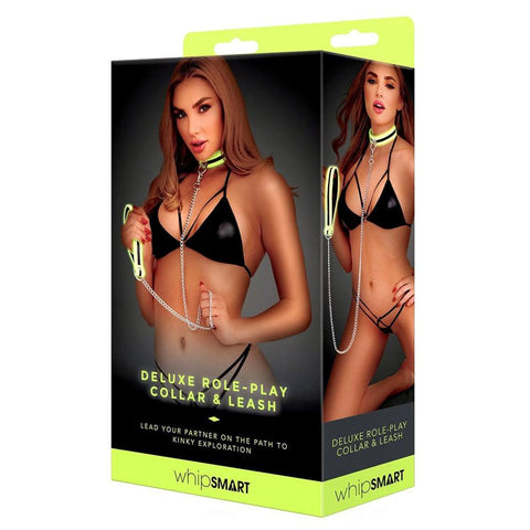 Xgen Products Luminous Dominance Glow Collar & Leash Set LED Light Power - Collars and Leads