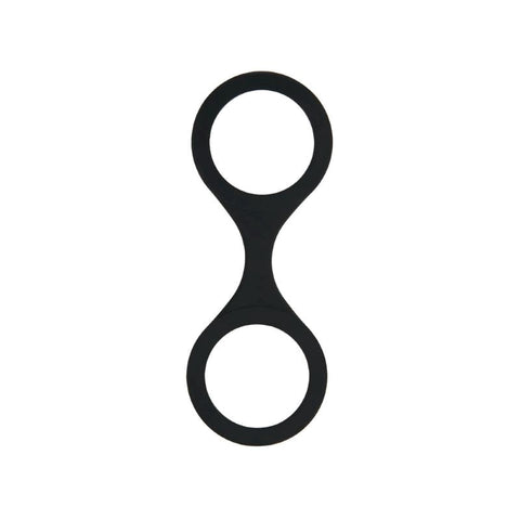 Xgen Products Whisper of Ecstasy WhipSmart Silicone Handcuffs with Blindfold - Cuffs and Restraints