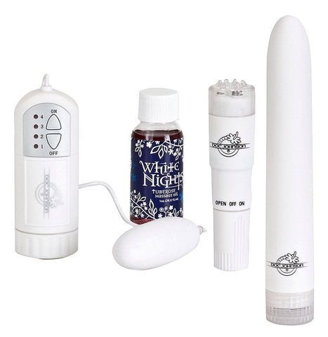 Doc Johnson White Nights Pleasure Sex Toys Set - Sex Kits