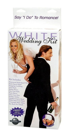 Pipedream 10 Piece White Wedding Adult Toys Kit Complete Pleasure Set - Sex Kits
