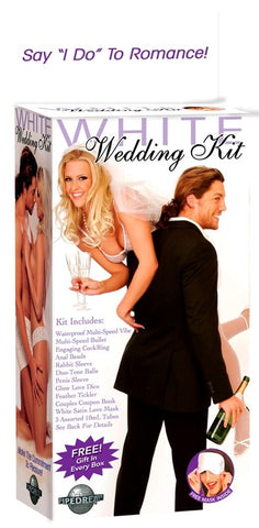 Pipedream 10 Piece White Wedding Adult Toys Kit Complete Pleasure Set - Sex Kits