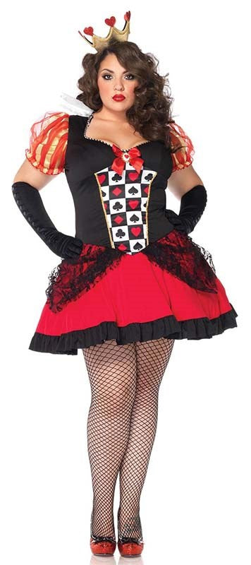 Leg Avenue Wicked Queen Costume Dramatic Royal Roleplay Outfit - Fancy Dress Ups