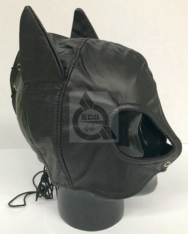 BDStyle Wicked Wench Feline PVC Hood for Fetish Roleplay and Pet Play - Bondage Hoods