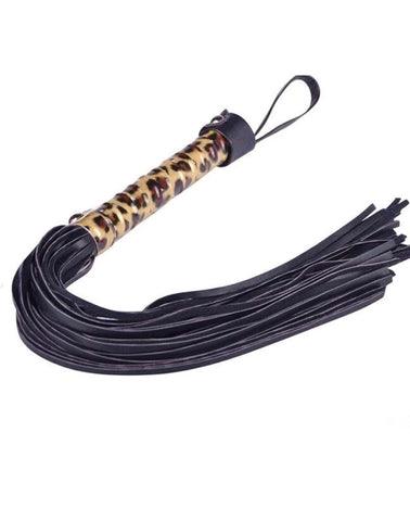 BDStyle Wild Leopard Whip 32cm BDSM Impact Play - Whips And Crops