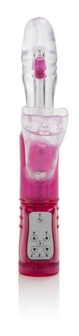 California Exotics Wild Orchid Rabbit Vibrator With Balls And Stimulators Dual Motor - Rabbit Vibrators