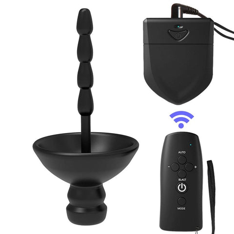 BDStyle Wireless Electric Shock Anal & Penis Plug Dual Stimulation - Penis Plugs
