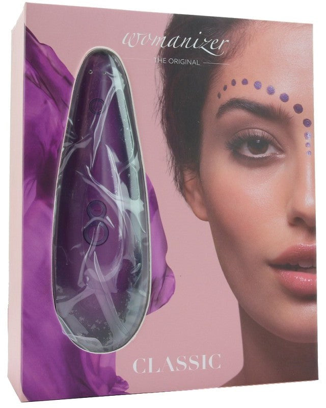 Womanizer Classic Clitoral Air Pulse Stimulator with 8 Intensity Levels - - Clit Ticklers and Pulsators
