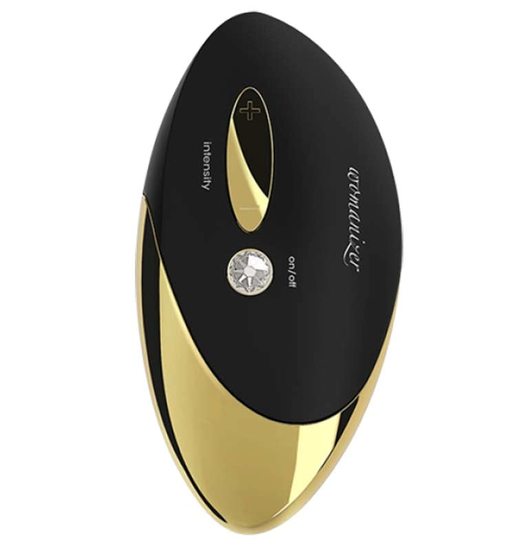 Womanizer Pro 18K Gold Plated Clit Tickler with Pleasure Air Technology - - Clit Ticklers and Pulsators
