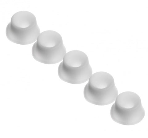 Womanizer Silicone XL Heads 5 Pack Medical Grade Replacement Heads - Vibrator Accessories