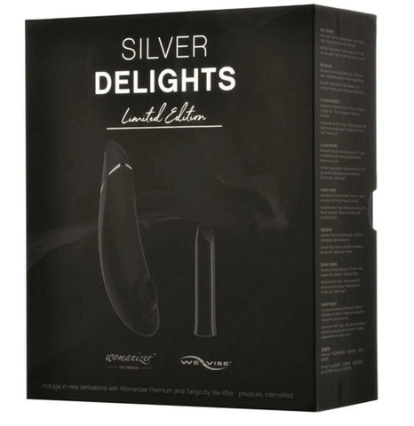 Womanizer x We Vibe Dual Delight Clitoral Vibrator with Pleasure Air Technology - Clit Ticklers and Pulsators