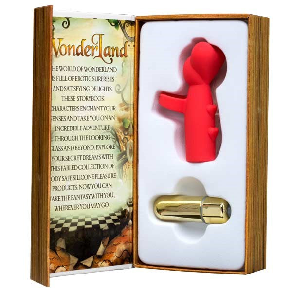 Doc Johnson Wonderland The Heavenly Hart Mini Massagers Finger Vibrator - - Finger and Tongue Vibrators