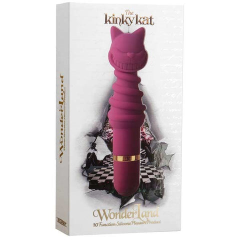 Doc Johnson Wonderland The Kinky Kat Personal Vibrator with 10 Functions - Personal Massagers