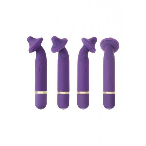 Doc Johnson Wonderland Mystical Mushroom Clitoral Vibrator with 10 Functions - Clit Ticklers and Pulsators
