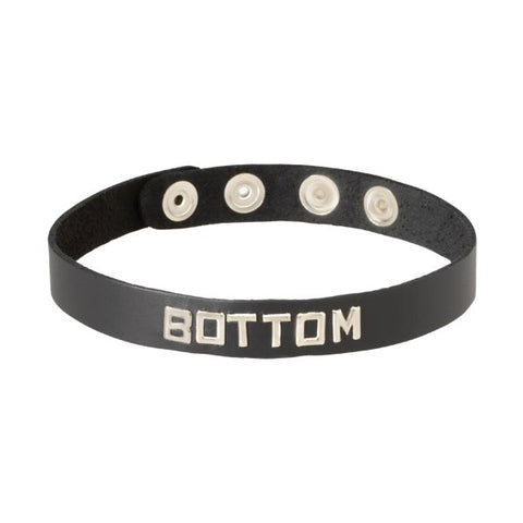 Spartacus Leather Collar Customizable Nickel Plated BDSM Role Play - Fancy Dress Ups