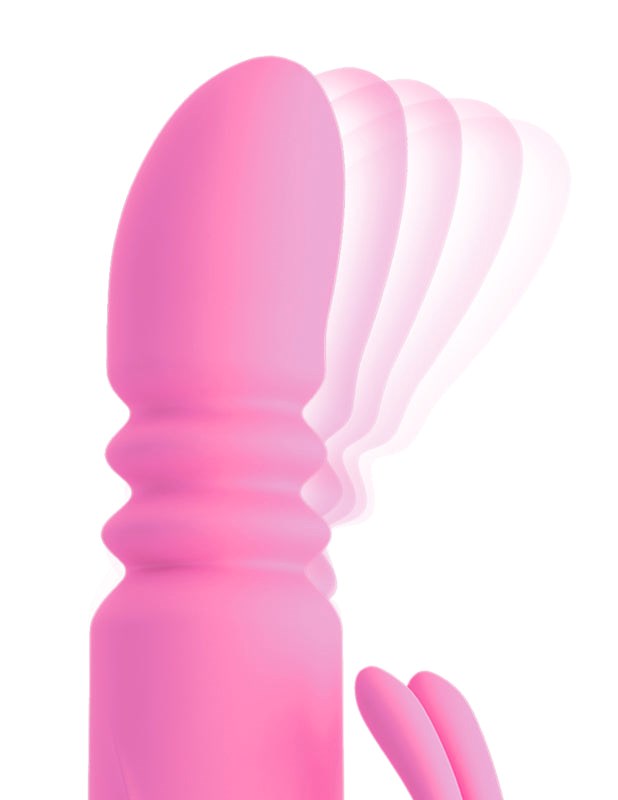 Pipedream Products Wow! G Motion Triple Action Rabbit Vibrator - Rabbit Vibrators