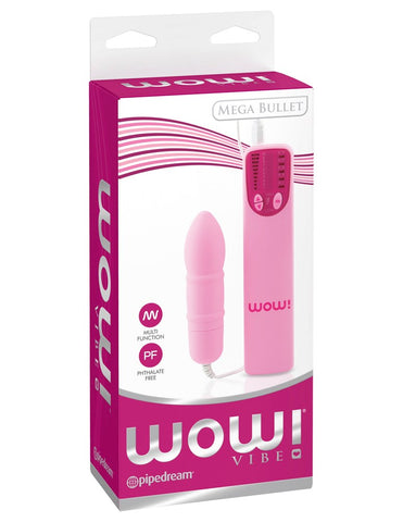 Pipedream WOW! Mega Multi Functions Vibrating Bullet 15 Vibration Modes - Waterproof Vibrators