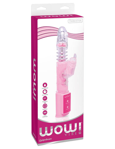 Pipedream WOW! Thruster Multi Speed Rabbit Vibrator Triple Action Design - Rabbit Vibrators