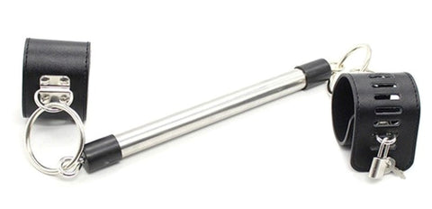 BDStyle Wrist Spreader Bar with Cuffs Toybox Must Haves Lockable Design - Spreaders and Hangers