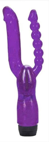 Seven Creations Elevate Your Pleasure with Xcel 10 Inch Dual Stimulation Vibrator - G-Spot Vibrators
