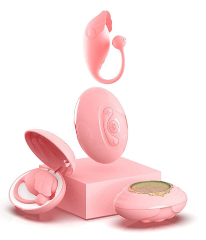 Zalo Amour Remote Control Egg Vibrator with Dual Wing Design - Love Eggs and Kegel Exercisers