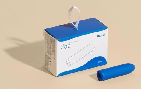 Dame Products Dame Zee Portable Bullet Vibrator Three Speed Clitoral Stimulation - Bullet Vibrators