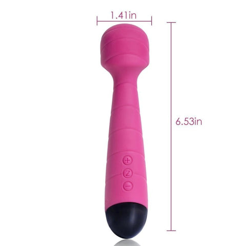 Zemalia Rita Massage Wand Spiral Design Clitoral Vibrator - Waterproof Vibrators