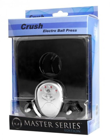 XR Brands Zeus Electrosex Crush Electro Ball Press CBT Board Stimulation - Electro Sex