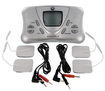 XR Brands Zeus Electrosex Deluxe Digital Power Box Dual Channel Control - - Electro Sex