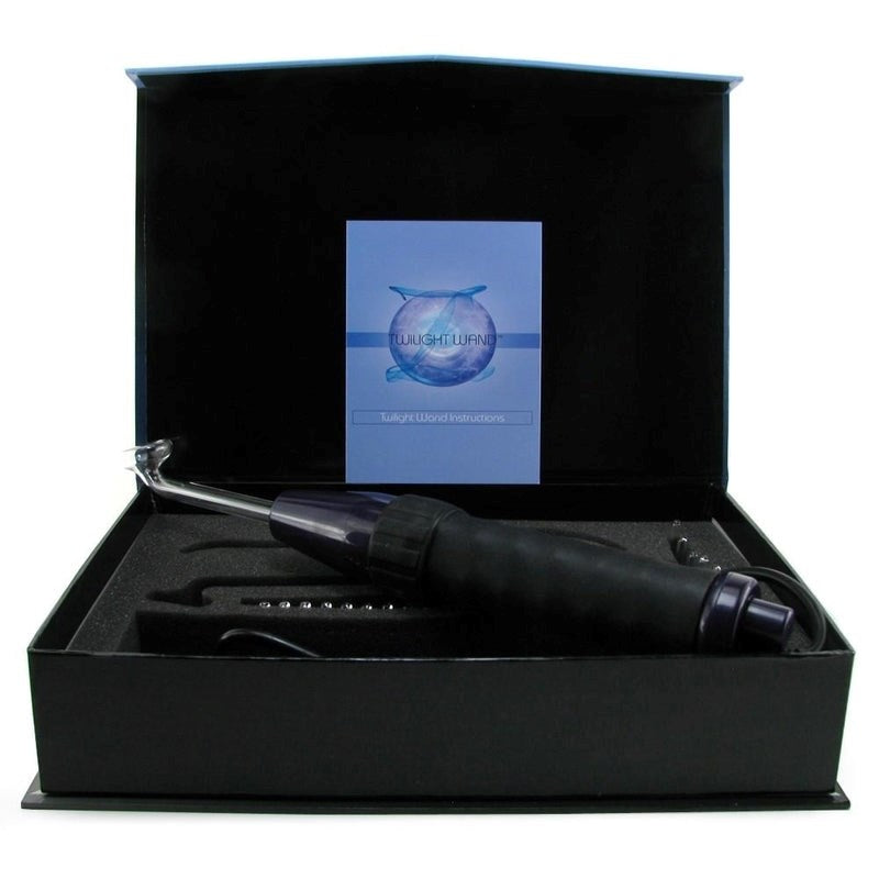 XR Brands Zeus Electrosex Twilight Violet Wand Kit with Glass Electrodes - - Electro Sex