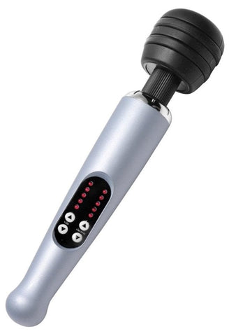 XR Brands Zeus Ion Cordless E Stim Wand Massager Dual Action Stimulation - Electro Sex
