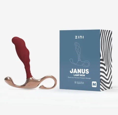 Zini Janus Lamp Iron Prostate Massager with Weighted Zinc Core - Prostate Toys