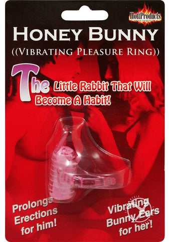 Hott Products Honey Bunny Vibro Ring Rechargeable Couples Cock Ring - Vibrating Cock Rings
