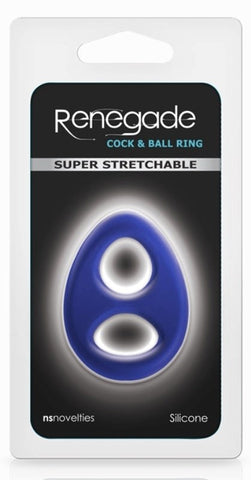 NS Novelties Renegade Romeo Super Stretchable Cockring Premium Silicone - Cock Rings