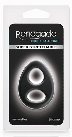 NS Novelties Renegade Romeo Super Stretchable Cockring Premium Silicone - Cock Rings