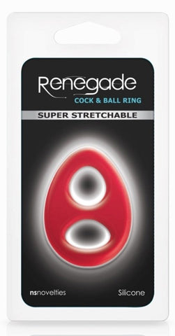 NS Novelties Renegade Romeo Super Stretchable Cockring Premium Silicone - Cock Rings