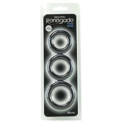 NS Novelties Renegade Triad Cock Ring Triple Ring System - Cock Rings