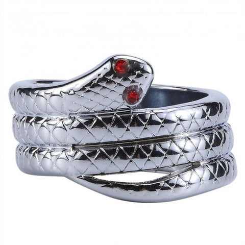 BDStyle Snake Metal Cock Ring Premium Stainless Steel with Serpent Design - Cock Rings
