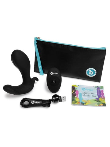 B Vibe Expand Plug Customizable Prostate Pleasure with Remote Control - Butt Plugs