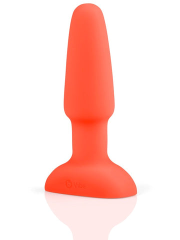 B Vibe Indulge in Rimming Bliss Wireless Plug with Rotating Beads - Butt Plugs